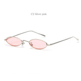 Vintage Oval Sunglasses