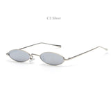 Vintage Oval Sunglasses