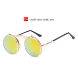 Retro Metal Steam Punk Sunglasses