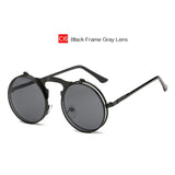 Retro Metal Steam Punk Sunglasses