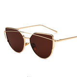 Metal Twin-Beams Sunglasses