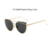 Metal Twin-Beams Sunglasses