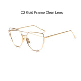 Metal Twin-Beams Sunglasses
