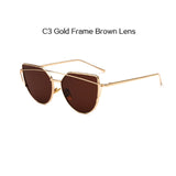 Metal Twin-Beams Sunglasses