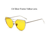 Metal Twin-Beams Sunglasses