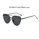 Metal Twin-Beams Sunglasses