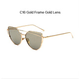 Metal Twin-Beams Sunglasses