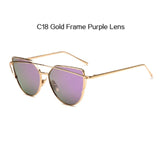 Metal Twin-Beams Sunglasses