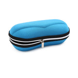Nondeformable Rectangle Zipper Eyeglasses Sunglasses Eye glasses Case Protector Box Spacious Closure Black Eyewear Accessories